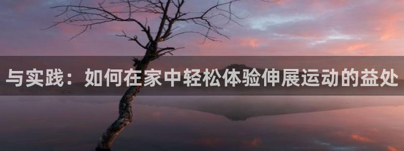 凯捷体育平台注册：与实践：如何在家中轻松体验伸展运动