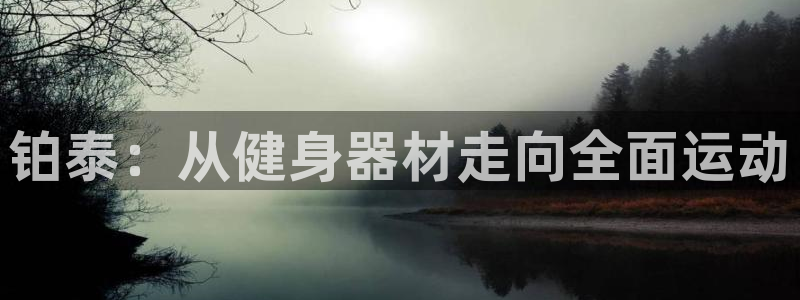 凯捷体育是干嘛的公司：铂泰：从健身器材走向全面运动
