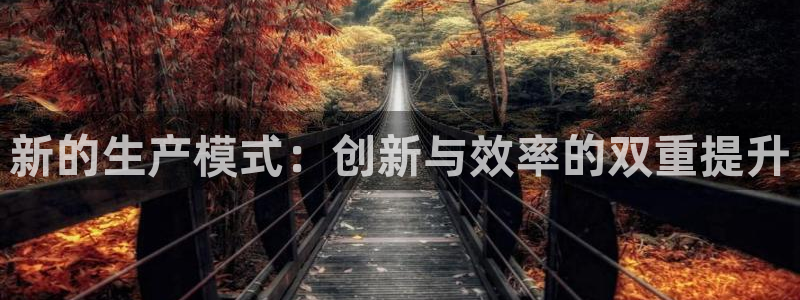 凯捷体育平台注册：新的生产模式：创新与效率的双重提升