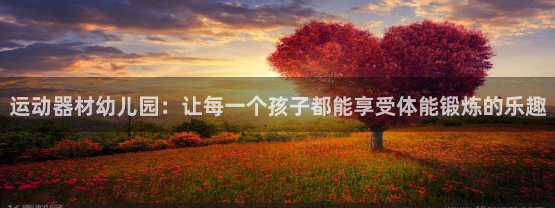 凯捷体育娱乐网站：运动器材幼儿园：让每一个孩子都能享