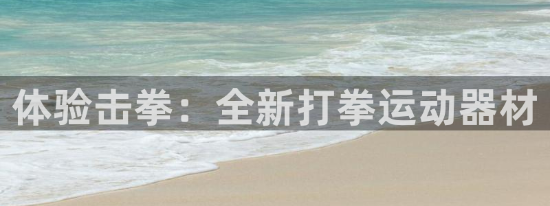 凯捷体育集团官网网址：体验击拳：全新打拳运动器材